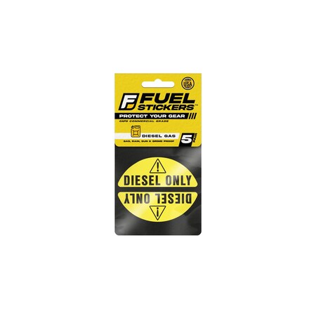 Sticker Bomb Glossy Car & Truck Decals & Vinyl Pair Of 'DIESEL ONLY' Vinyl Stickers - Safety Decals For Trucks, Oil Gas Fuel Labels, Made In USA Truck Safety Sticker - Foto 11